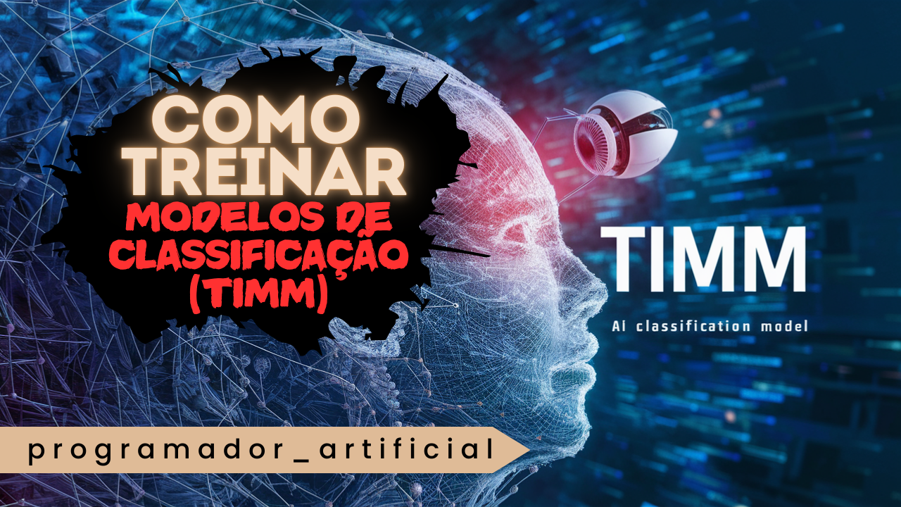 Thumbnail do vídeo no YouTube que fala como treinar classificação de imagens utilizando Timm